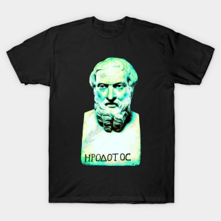 Herodotos Father of History bust T-Shirt
